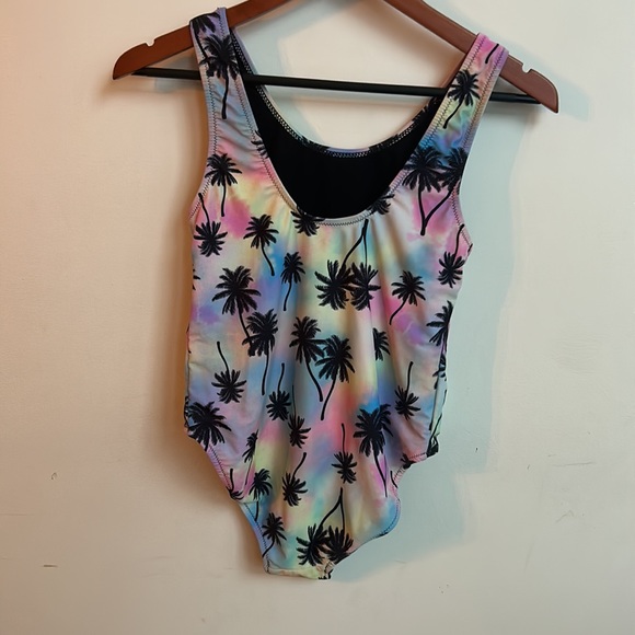 Kids Pom tree rainbow bathing suit - Picture 2 of 4